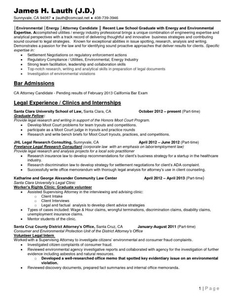 5 Law School Resume Templates: Prepping Your Resume for Law School ...