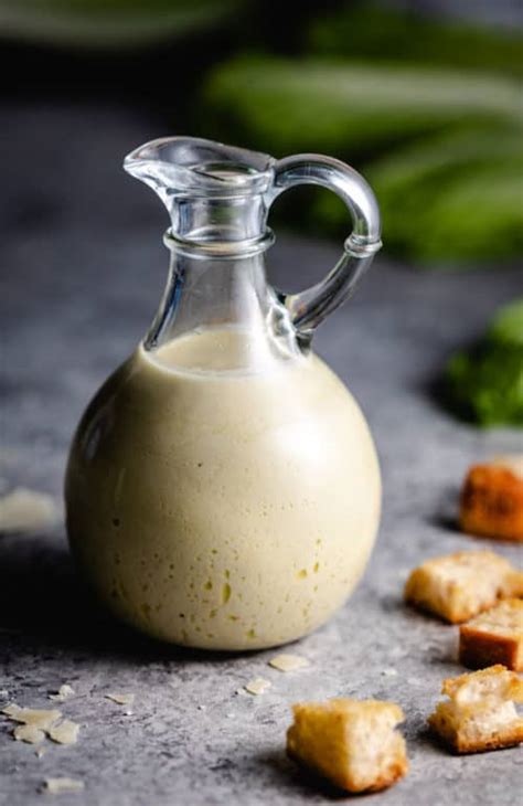 Homemade Caesar Dressing No Mayo The Cozy Cook