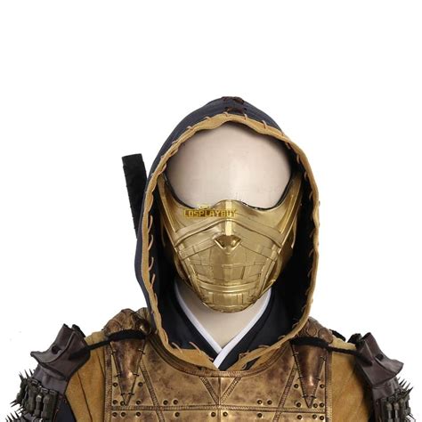 2021 Movie Deluxe Mortal Kombat Scorpion Hanzo Hasashi Costume