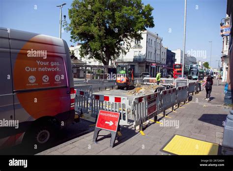 England East Sussex Brighton Western Road Traffic Congestion Caused