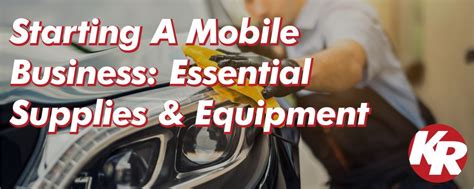 Starting A Mobile Detailing Business Essential Supplies And Equipment