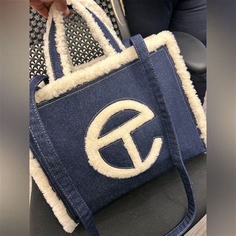 Ugg X Telfar Medium Shopper Denim Our Iconic Telfar X Ugg Shopper In