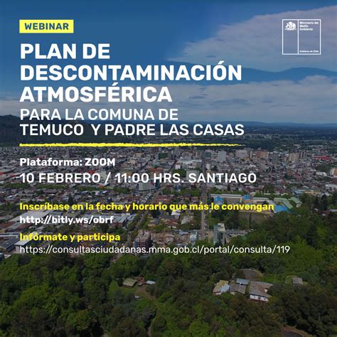 Plan De Descontaminaci N Atmosf Rica Comuna De Temuco Y Padre Las Casas