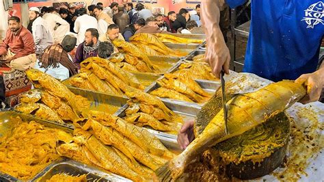 Karachi S Biggest Seafood Street Fried Fish Grilled Fish Street