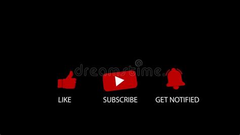 Pop Up Subscribe Notification Like Bell Icon Button Stock Video Video