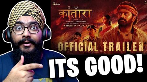 Kantara Hindi Trailer Reaction Rishab Shetty Youtube