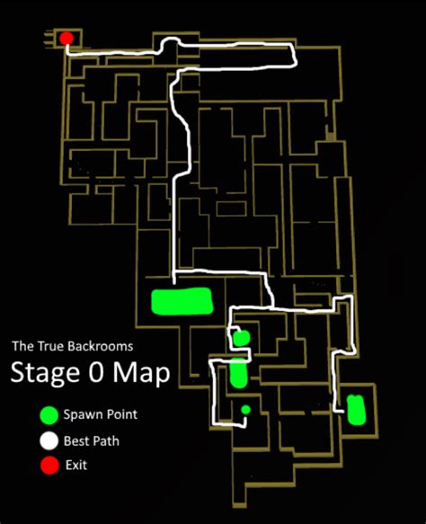 The Backrooms Roblox Map