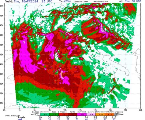 Meteo Venti Burrascosi In Arrivo Previste Raffiche Fino A 90 Km H Su