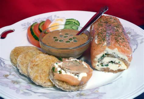 Smoked Salmon Roulade Recipe Food