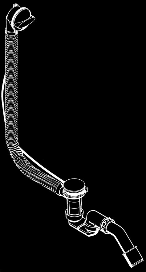 Hansgrohe Basic Set For Bath Filler With Waste And Overflow Flexaplus