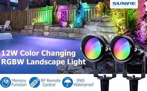 Sunvie Pack Rgbw Low Voltage Landscape Lights W Led Color