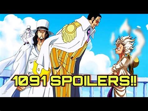 One Piece 1091 Spoilers Luffy Vs Kizaru YouTube