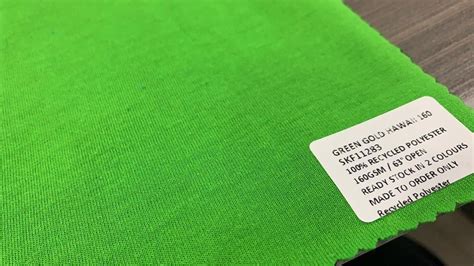 Recycled Polyester Fabric Plain Solids Multiple At Rs Kg In