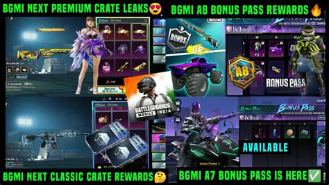 Bgmi Next Classic Crate Next Premium Crate Leaks A Bonus Pass