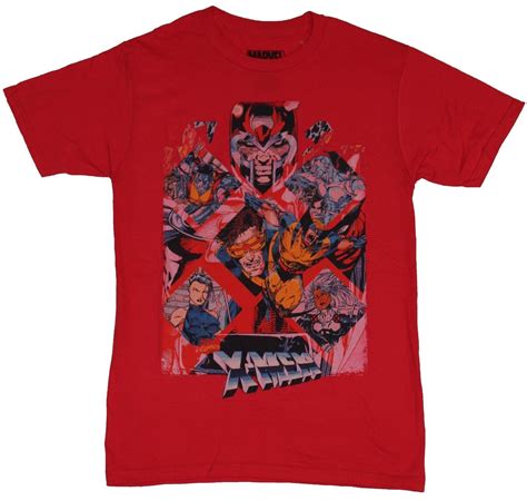 X Men Marvel Comics Mens T Shirt Magneto Over 90s Style Character