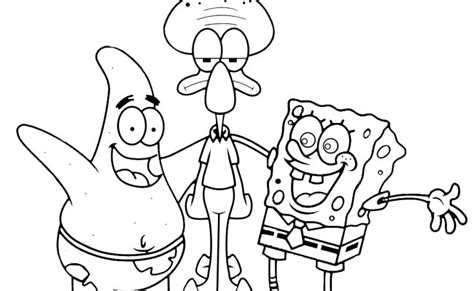 Sketsa Gambar Kartun Spongebob Dan Patrick – Theme Loader