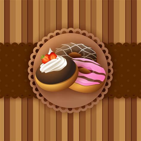 Dessert food background 11062236 Vector Art at Vecteezy