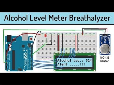 Alcohol Level Meter Using Arduino Mq Sensor Artofit