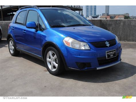 2007 Techno Blue Metallic Suzuki SX4 Convenience AWD 81288463 Photo