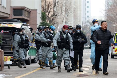 도봉구 아파트 화재 현장 합동 감식 한국경제