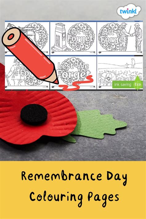 Remembrance Day Colouring Pages Remembrance Day Fine Motor Skills