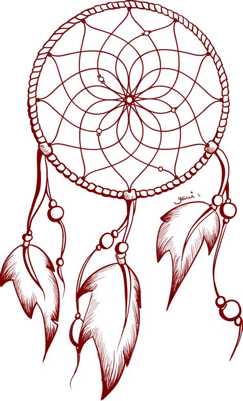 Dream Catcher Tattoo Drawing Free Download On Clipartmag
