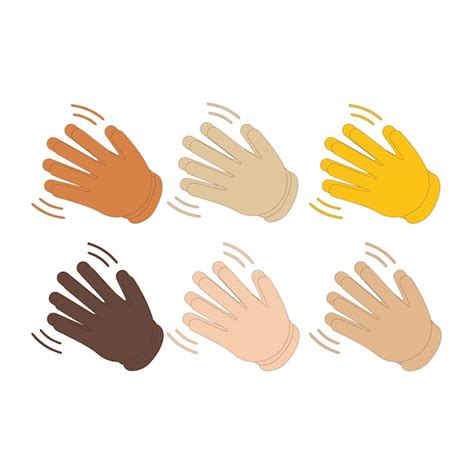 Premium Vector Hand With Fingers Splayed Gesture Icon Raised Hand