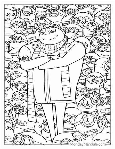 Minion Coloring Pages Free Pdf Printables