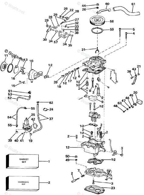 Omc Sterndrive L Cid Inline Oem Parts Diagram For Carburetor