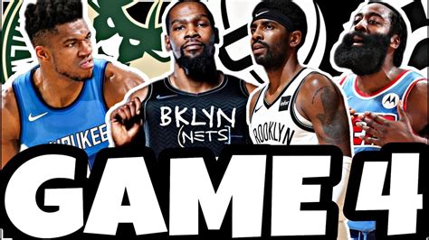 🟠 En Directo 🔥 Brooklyn Nets Vs Milwaukee Bucks Game 4 Nba Playoffs 2021 Youtube