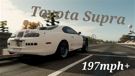 Re Tuned Best Toyota Supra Drag Build Tune Forza Horizon 4 Youtube