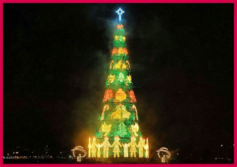 A Rvore De Natal Da Lagoa Rodrigo De Freitas Ggn