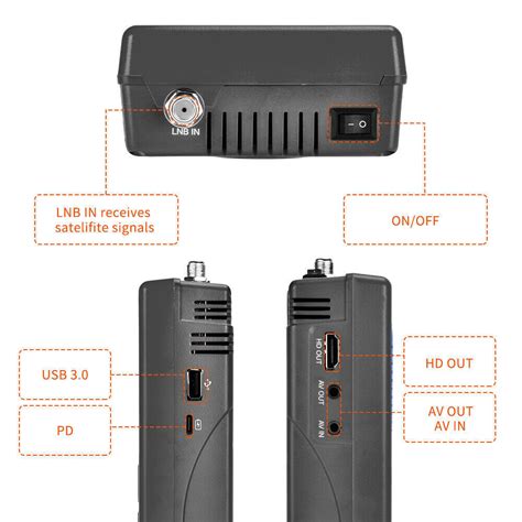 GTMedia V8 Satfinder FTA DVB S2X Digital Satellite Finder Signal Meter