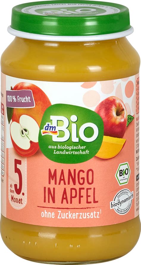 dmBio bio příkrm jablko mango 190 g dm cz