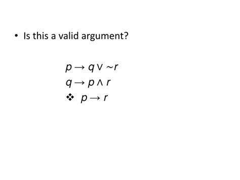 Ppt Valid And Invalid Arguments Powerpoint Presentation Free