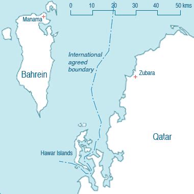 Hawar Island Bahrain Map