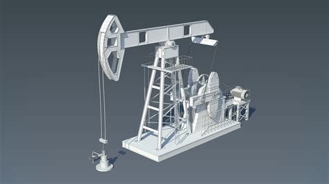 Animated Oil Pump Jack Model