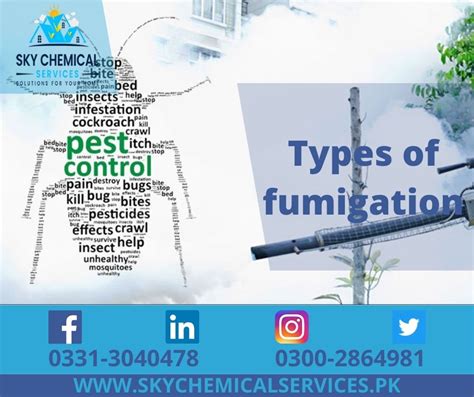 Types Of Fumigation And General Pest Control Sky Chemical Services