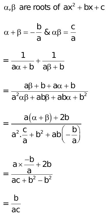 28 If Alpha And Beta Are The Zeroes Of Axbxc Then Evaluate 1 ÷ A Alphab 1÷a Beta B