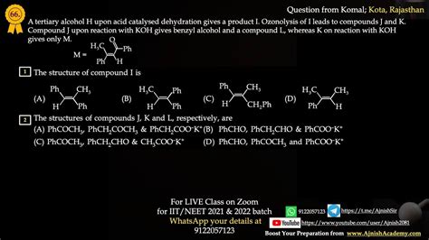 Live Doubt Session For Iit Main Adv Neet Organic Chemistry Clinic