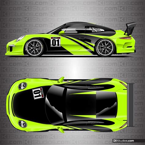 Porsche Racing Livery Wrap Elixir Ki Studios