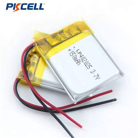 Batterie au lithium polymère rechargeable PKCELL LP402025 200mah 3 7v