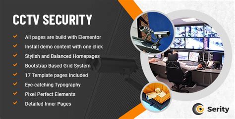 Serity Cctv And Security Cameras Wordpress Theme By Sanljiljan