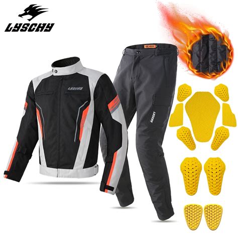 CircSCHY Ensemble Veste Et Pantalon De Moto Imperm Ables Doublure