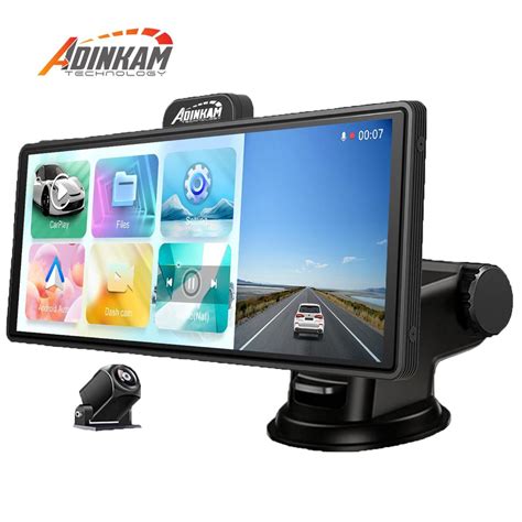 Adinkam V S Inch Dash Cam K Adas Wireless Wired Carplay Android