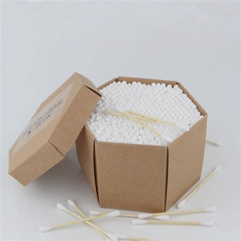 Premium Eco Friendly Bamboo Cotton Buds Biodegradable Zero Waste