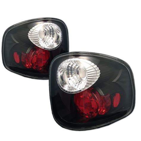 2001 2003 Ford F150 F 150 Flareside Euro Altezza Tail Lights Black