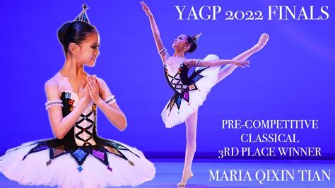 Ballet Yagp Final Bronze Medalist Maria Qixin Tian Age