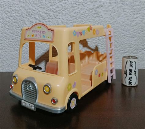 Sylvanian Families Nursery Bus Double Decker Hobbies And Toys Toys