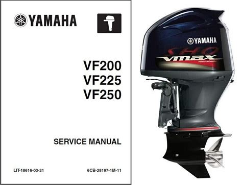 Yamaha Vf200 Vf225 Vf250 Sho V Max Outboard Motor Service Manual Cd